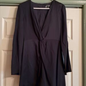 Intermix short navy blue twist jumpsuit